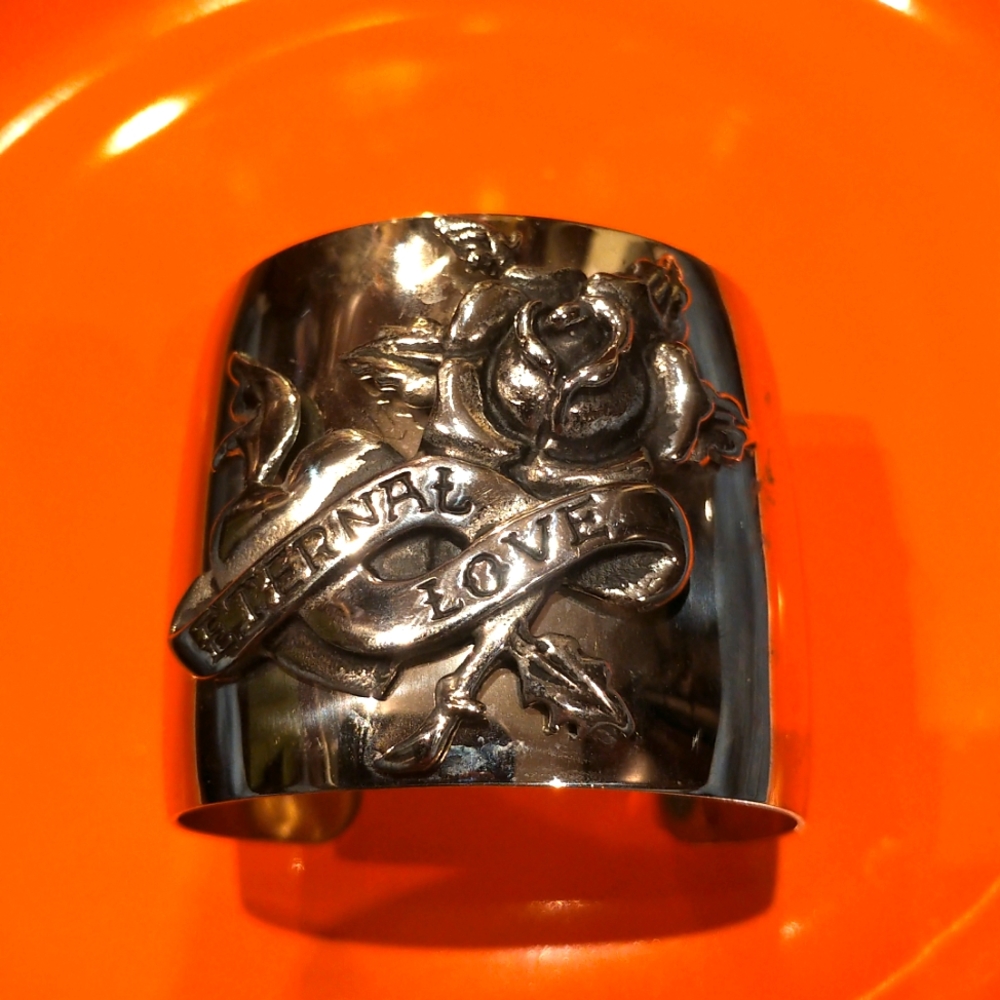 Ed Hardy Eternal Love steel bracelet